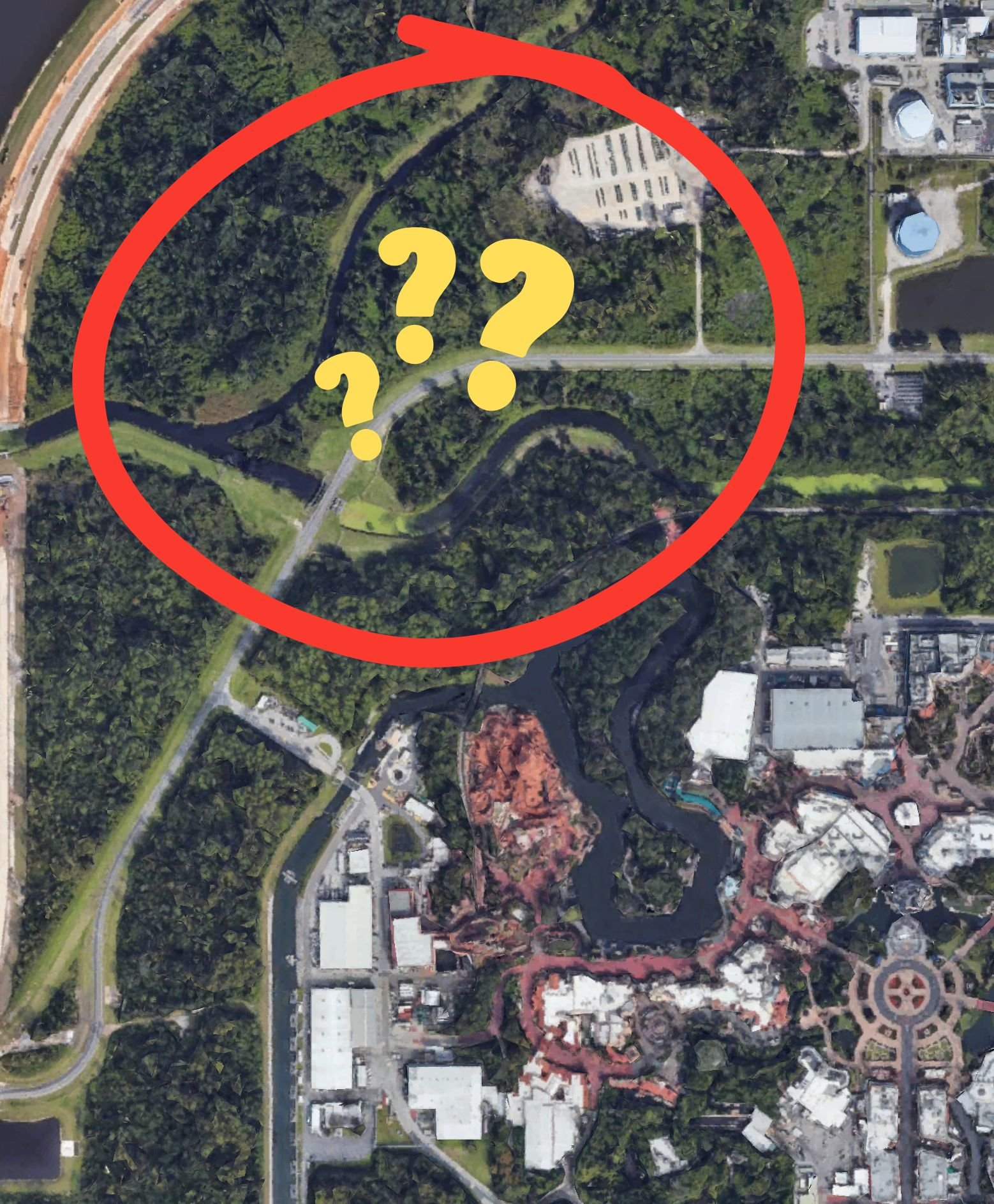 Map of possible Magic Kingdom expansion