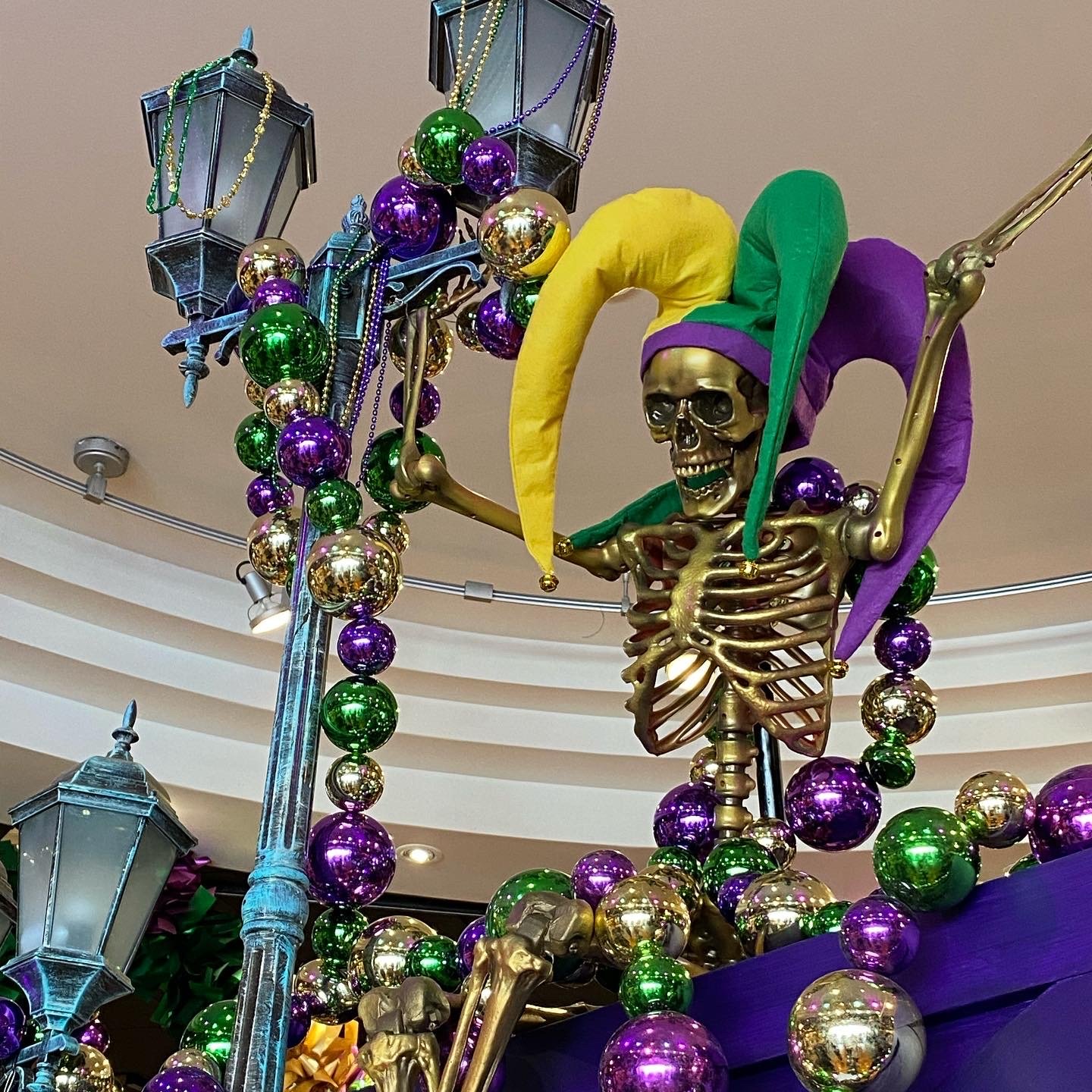 Universal Orlando Mardi Gras Bead and Skeleton